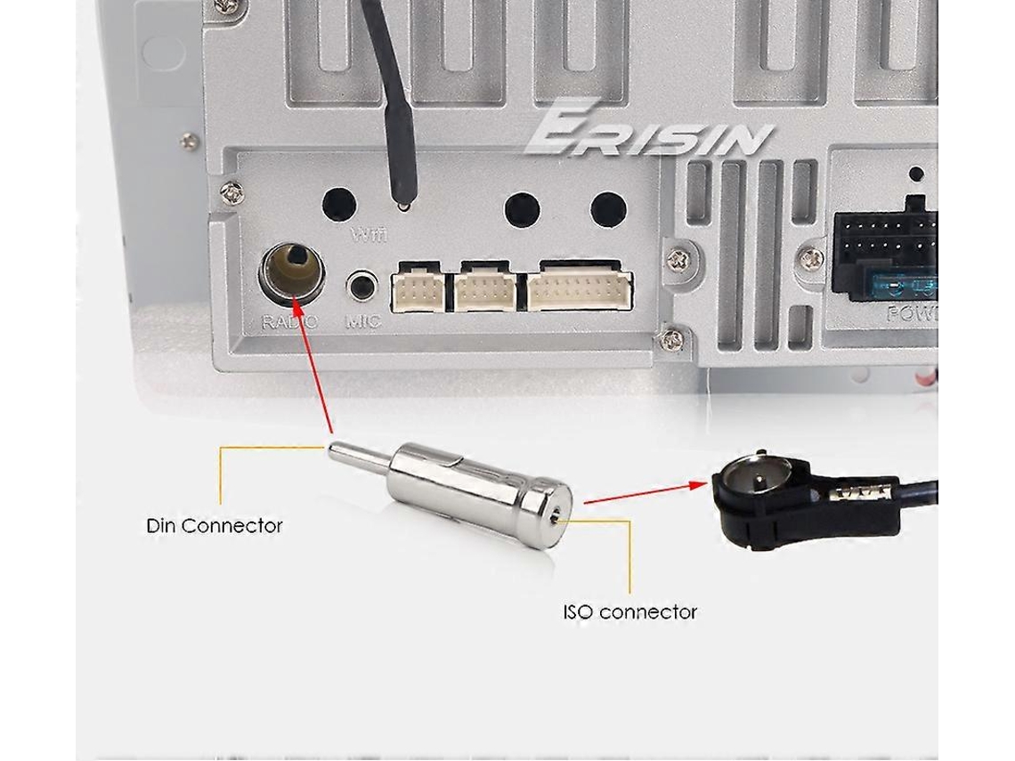 Adaptador De Antena De Rádio Iso Fêmea 041 Para Din Macho, Conversor De Antena Para Rádio Automotivo Estéreo, Autoradio Olysi Shop