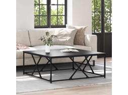 Vidaxl Mesa De Centro Carvalho Preto 100 X 100 X 40 Cm