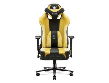 Diablo X Player 2.0. Cadeira de Gaming King Amarela Dcr