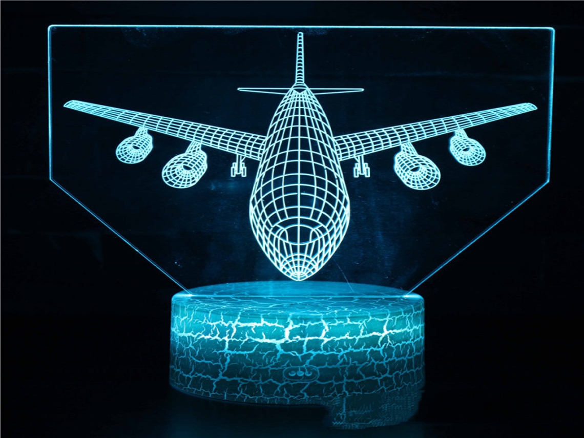 Lurelia Luz Noturna 3d Com Recarregável Usb, Controlo Remoto, Sensor De Toque E Brilho Regulável Para Quarto Infantil, Para Berçário