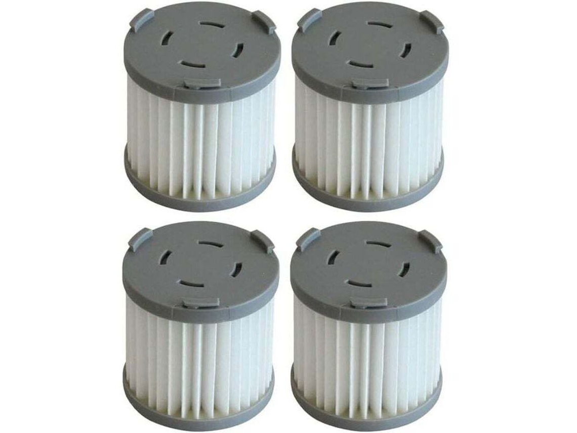 Conjunto de 4 Filtros 4055453288 para Aspiradores Pó Portáteis Sem Fio Pop518iw, Pop521tg Branco 0, 05 BRILVIBERA