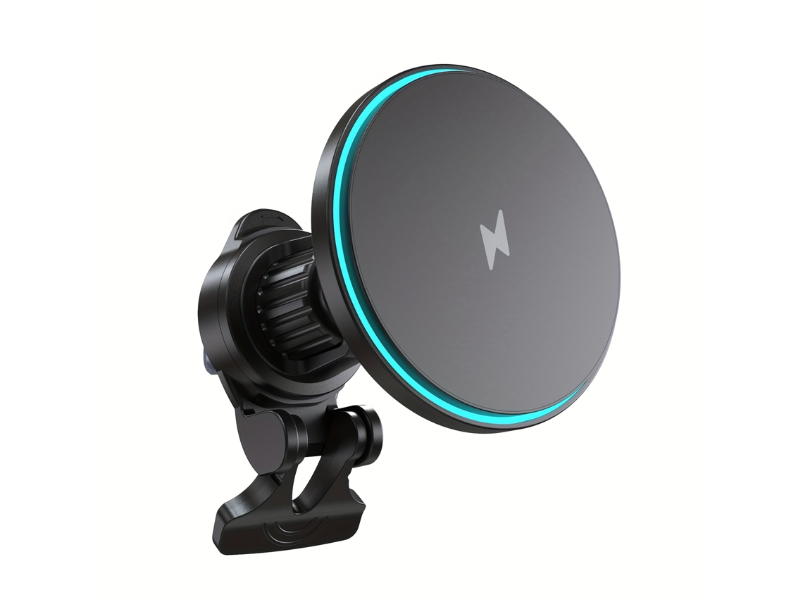 Carregador Magnético de 15 W para automóveis com rotação de 360° compatível com iPhone 17, 16, 15 STELASPLEN