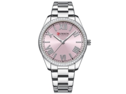 Relógio Feminino De Quartzo Com Pulseira De Aço, Design Simples, Numerais Romanos.