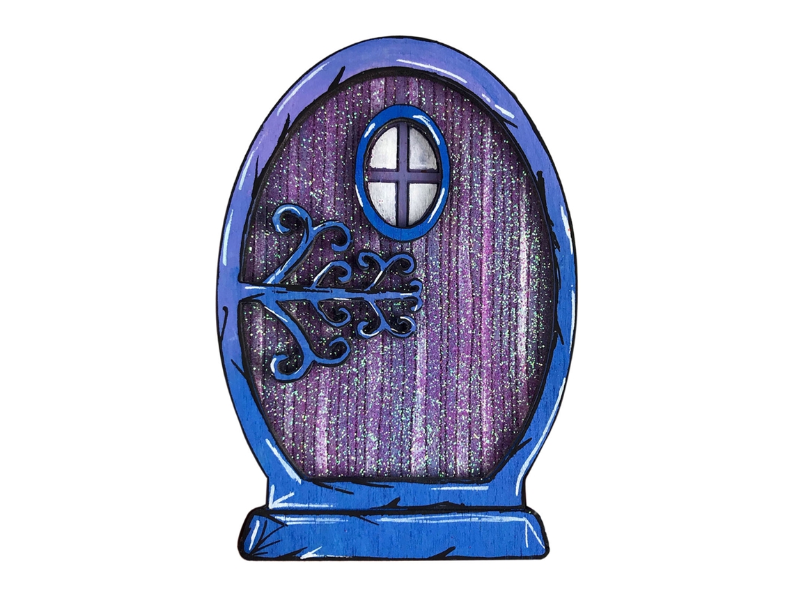Laxiscreed Porta De Fada Em Madeira Para Jardim E Decoração De Micro Paisagem