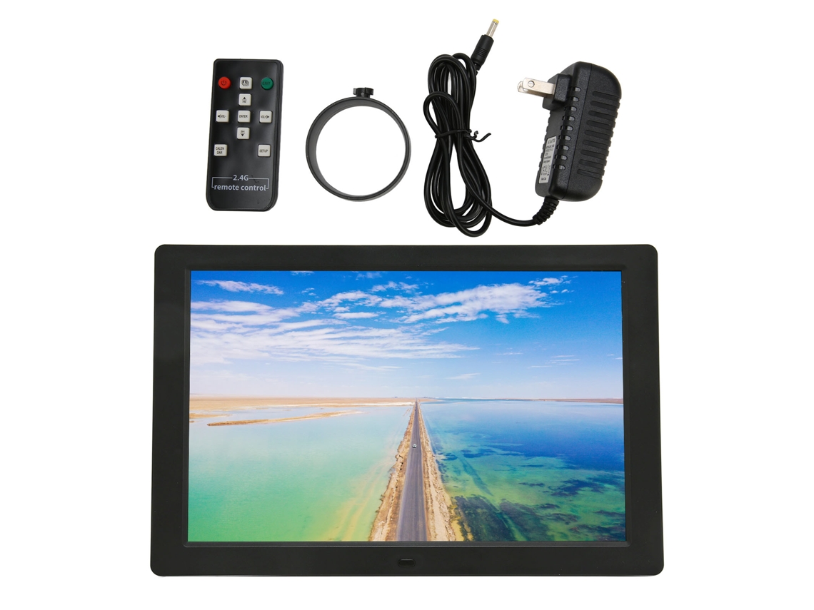 Quadro de Fotos Digital EOOCOO (controle Remoto 2.4g 1280x800 Hd)