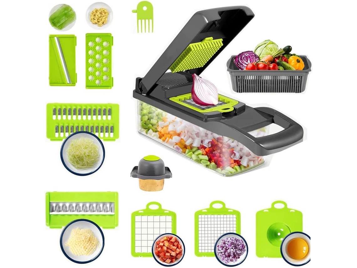 Picador De Legumes, Cortador De Cebola E Salada, Mandolim De Legumes E Mandolim Manual Aquaforge
