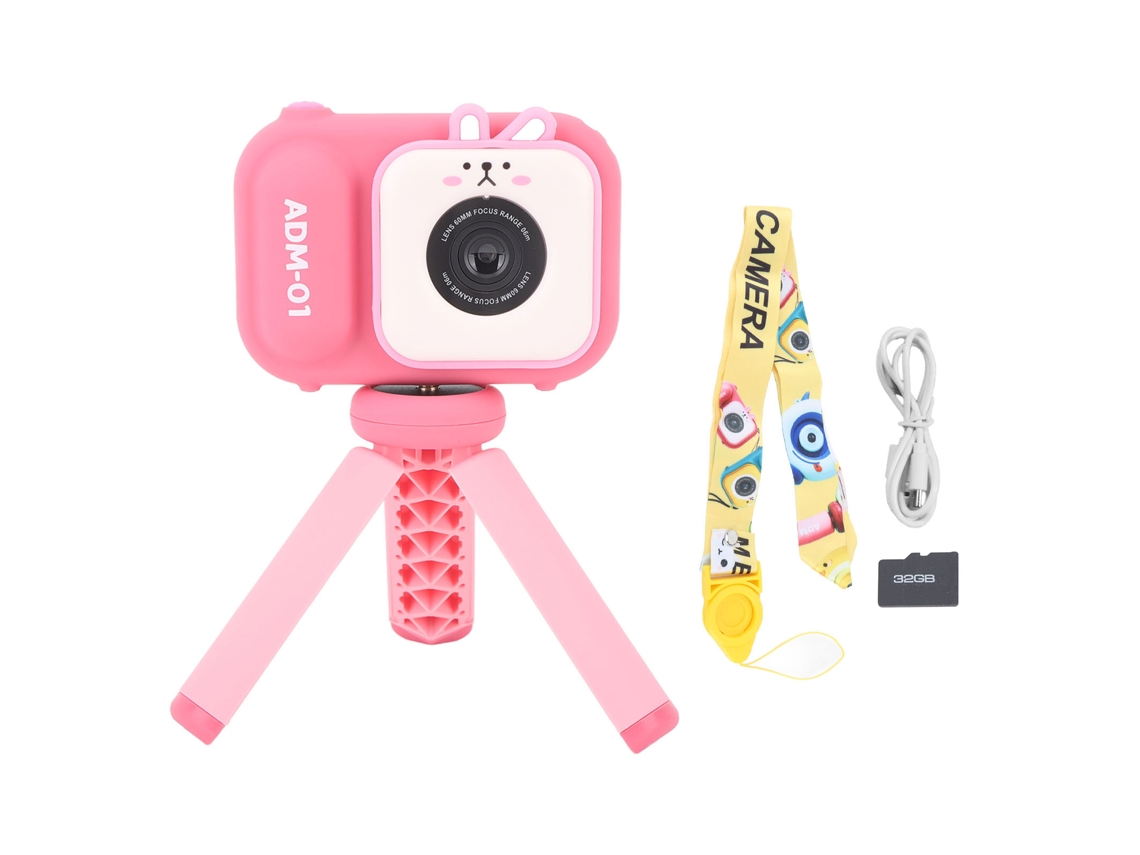 Laxiscreed Câmera Infantil Com Lente Dupla Hd E Ecrã De 2,4" Para Monitorização Segura