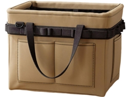 Bolsa para transporte de equipamentos de trabalho externos, ideal para técnicos e operadores, à base de polímero e alumínio.