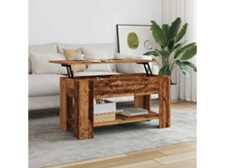 Vidaxl Mesa De Centro Madeira Antiga 101x49x52 Cm Madeira Trabalhada