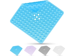 Tapete De Banheira Quadrado Antiderrapante Pvc Com Ventosas 53x53cm