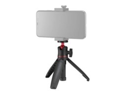 Mini Tripé Para Câmera Com Rosca De 1/4" Para Dji Osmo Insta360 E Sony (preto)