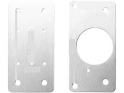 Kit Com 2 Dobradiças De Aço Inoxidável Para Reparo Danos Em Armários