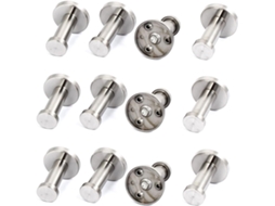 Ganchos de Aço Inoxidável para Toalhas e Roupas, 16 Mm X 53 Mm, para Parede do Banheiro, Pacote com CHABERLU