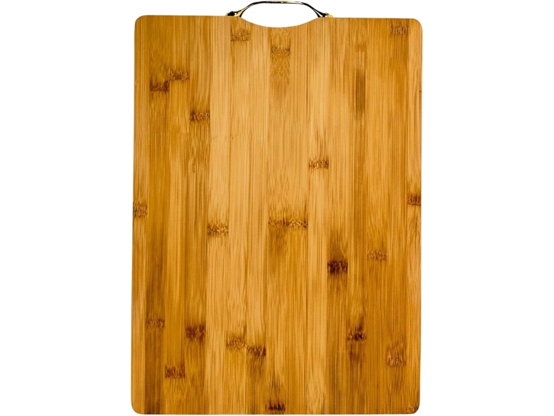 Tabla de Cocina 100% Bambú para Cortar, Picar Carne, Frutas, Vegetales de Madera Resistente, Antiséptica COSHANO (40x30x2.5cm)