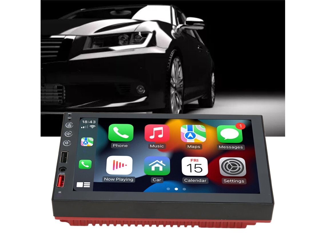 Aetheria rádio Estéreo Carro 7 Polegadas Touchscreen Carplay Auto Mirror Link Bluetooth5.1 Mp5 Player Fs03c