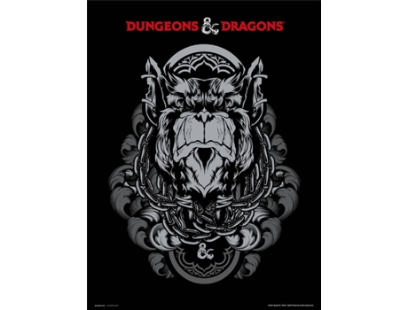 Print DUNGEON & DRAGONS 30X40 cm   Bugbear