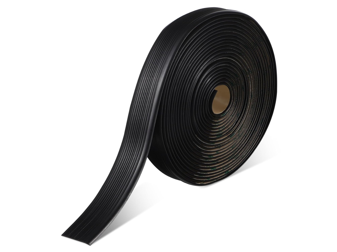 6 Tiras Antiderrapantes Para Escadas Em Pvc Preto, Autoadesivas E Fáceis De Usar.