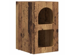 Mesa de cabeceira Madeira Antiga 29,5 X 33,5 X 50 Cm MAISON EXCLUSIVE
