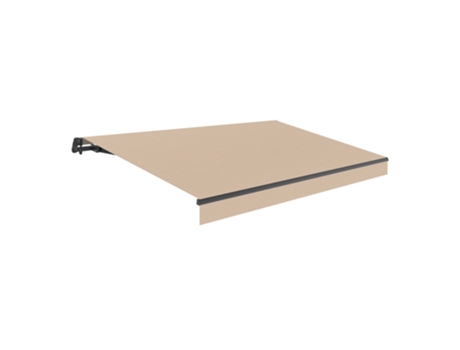 Toldo Exterior Enrolável 3x2,5 Scandi Lona Acrílica Proteção Solar Uv Estrutura De Alumínio Wasabi