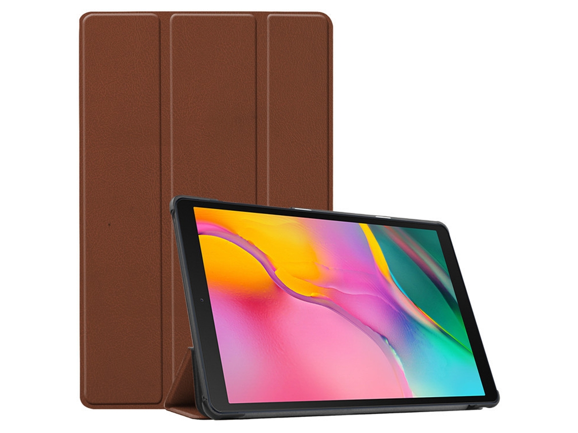 Capa Protetora/capa De Couro Para Tablet Samsungmarrom Café Tab S10 Fe Plus 13,1 Polegadas Modelo 2025 Yunzii