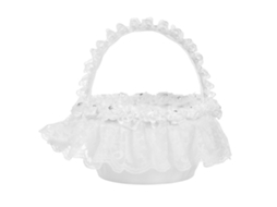 Cesto Elegante Para Noiva Com Renda Branca, Cesto De Doces Decorado Para Acompanhante De Casamento Aiailikill