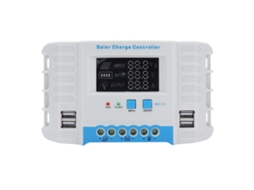 Controlador De Carga Solar De 20a Com Tela Lcd E Funções De Proteção Elétrica Resistente A Impactos