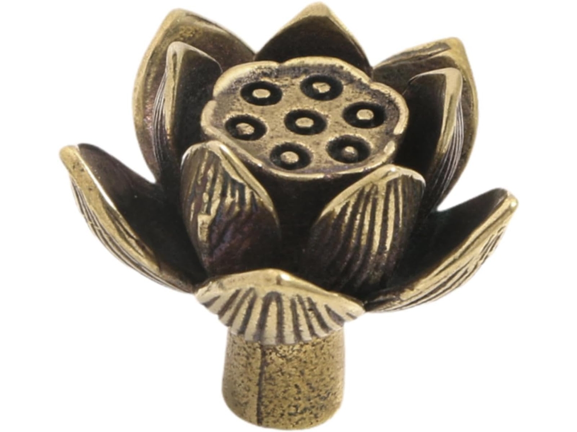 Puxador Decorativo Versátil Em Latão Para Portas De Cômodas, Gavetas Ou Armários, Com Formato De Cápsula, Cor Cobre