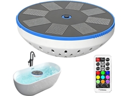 Luzes Solares Piscina GOKOCO com 10 modos, controle remoto, decorativas