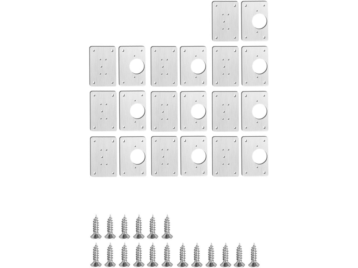 1 2 4 10 Peças Placa De Reparo Dobradiça Para Armário, Móveis, Gaveta, Mesa Scharnier, Acessórios De Ferragens
