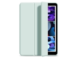 Capa Dobrável Tripla Para Ipad 10 10.9 Na Cor Verde Matcha Com Modo De Hibernação Integrado. Tuotuo