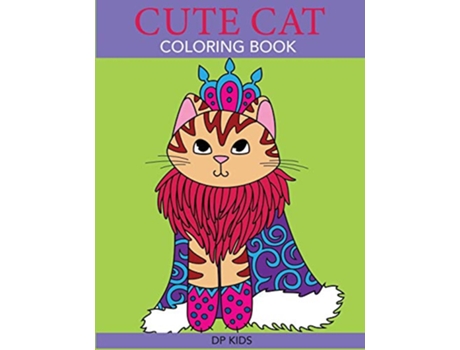 Livro Cute Cat Coloring Book Cute Animal Coloring Books de Dylanna Press (Inglês)
