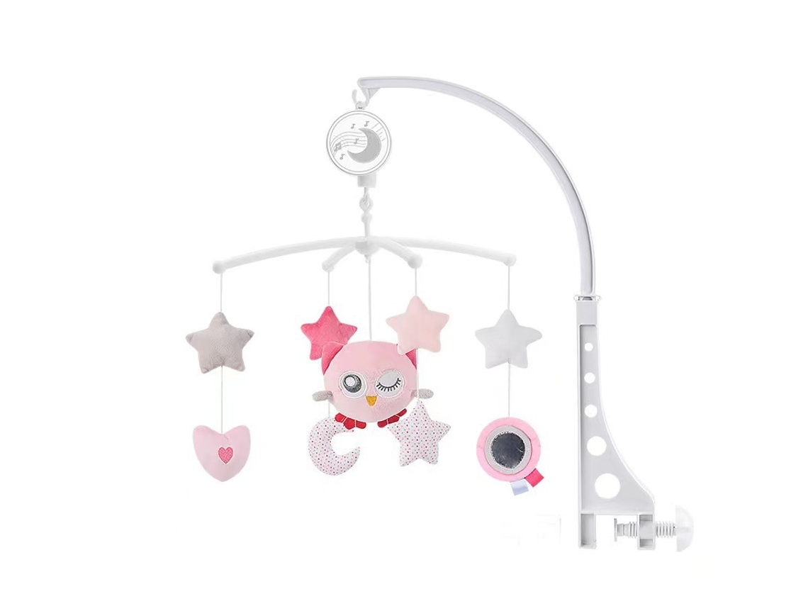 Mobile Musical Rosa De Sonho Para Berço/carrinho Bebê (idade Mínima Recomendada: 0 Meses), Ideal Para Crianças, Educativo, Durável, Perfeit