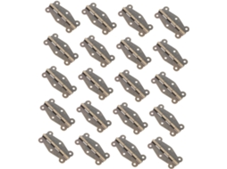 Conjunto De 20 Antigas Douradas Em Ferro Para Caixas Com 51x24mm