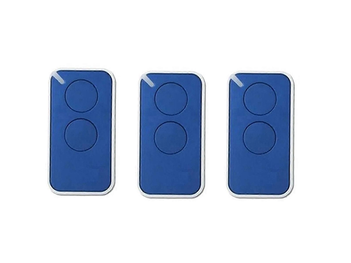 Controle Remoto Universal para Garagem Nice 433,92mhz Azul TAISHENGDA