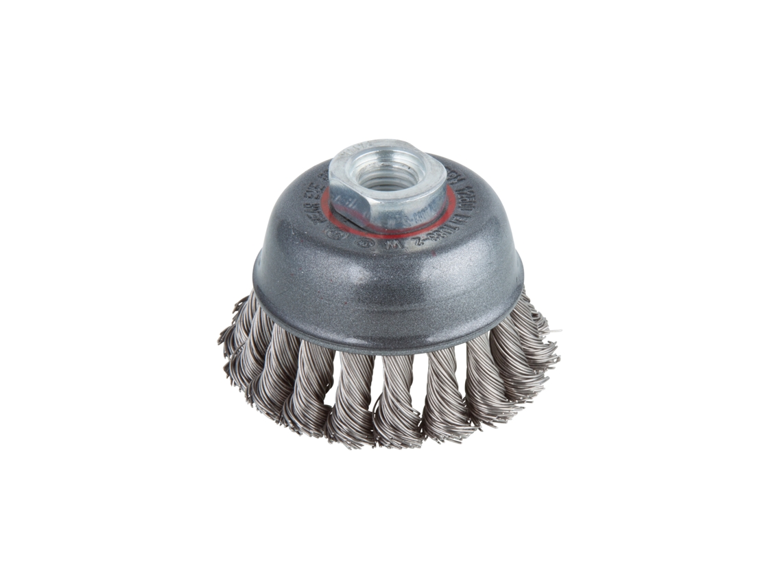 2700000 1 Cepillo De Copa De Alambre De Acero Inoxidable Ws M14 Ø 75 Mm Wolfcraft