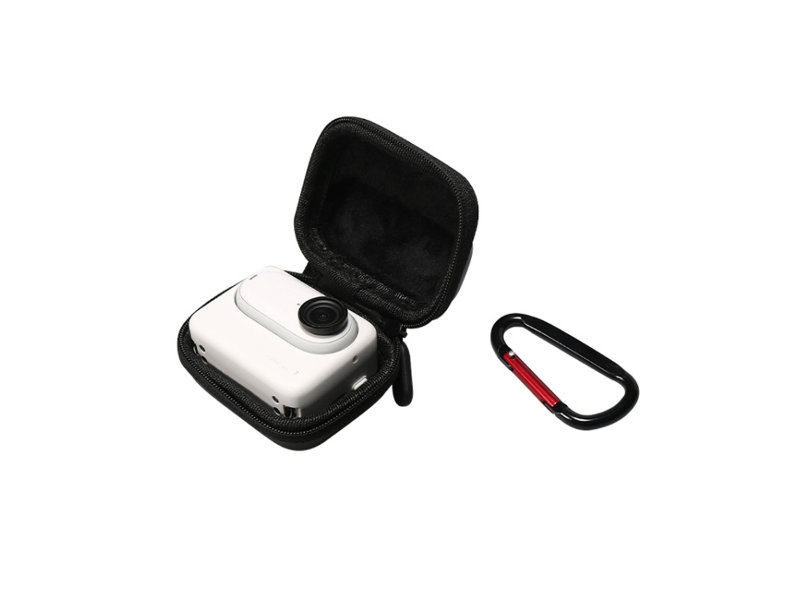 Bolsa de Transporte HALINUIA para Insta360 Go 3, mini, Eva rígido, forro macio, com mosquetão
