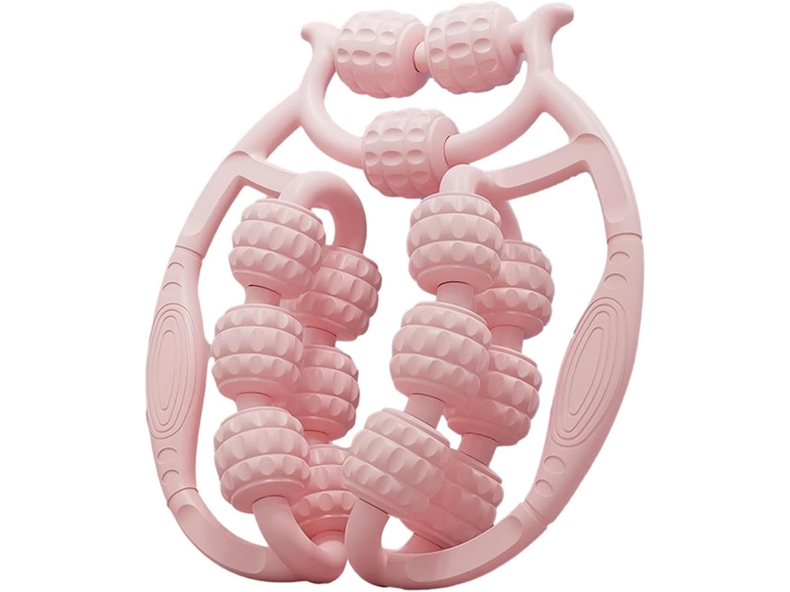 Massageador Manual Com Rolos Para Pernas Braços E Relaxamento Muscular