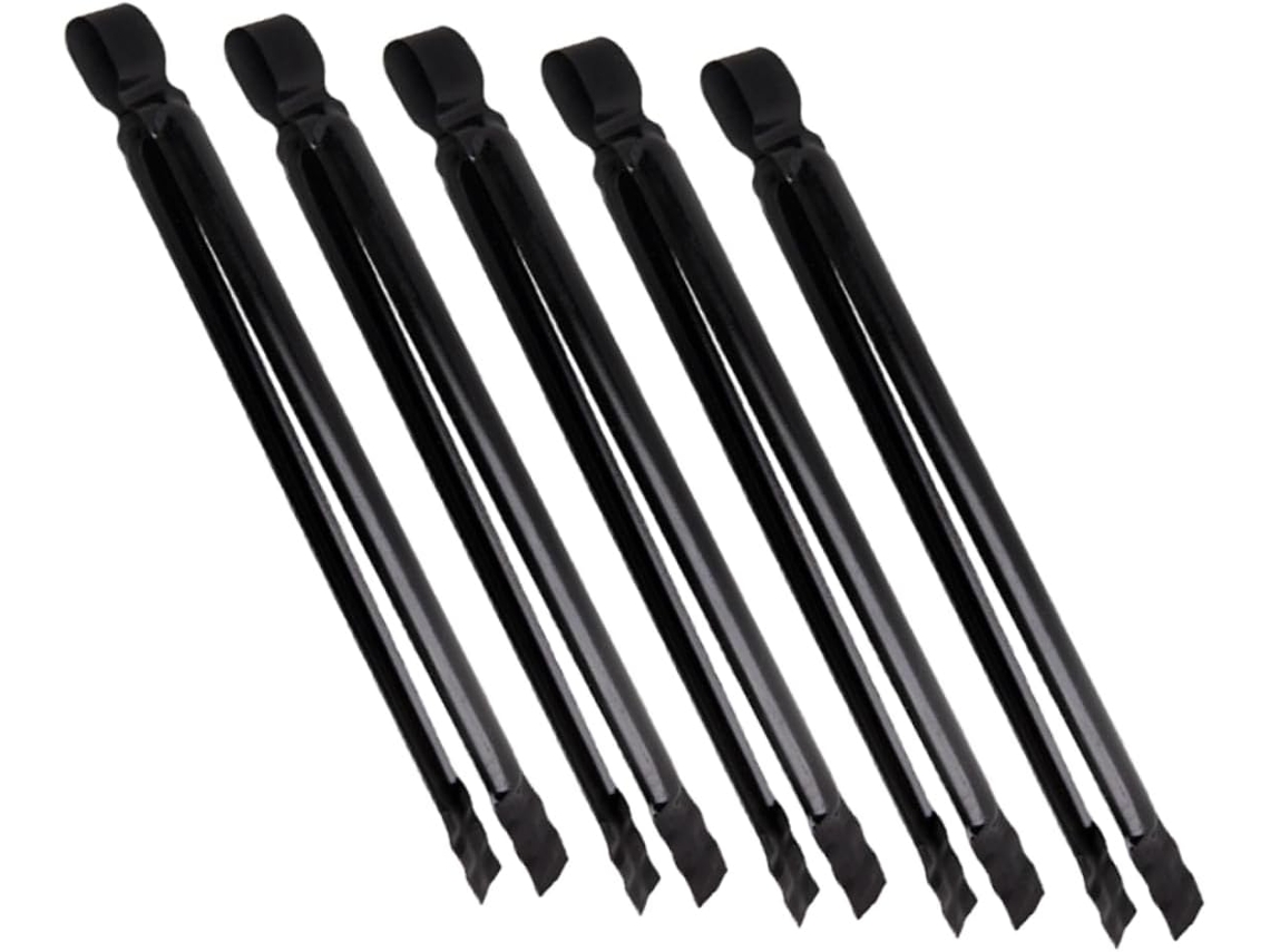 Conjunto De 5 Peças Pinças Para Lenha Churrasco Toyvian Com Cabos Alongados, Ferramentas Para Uso Externo Em Lareiras