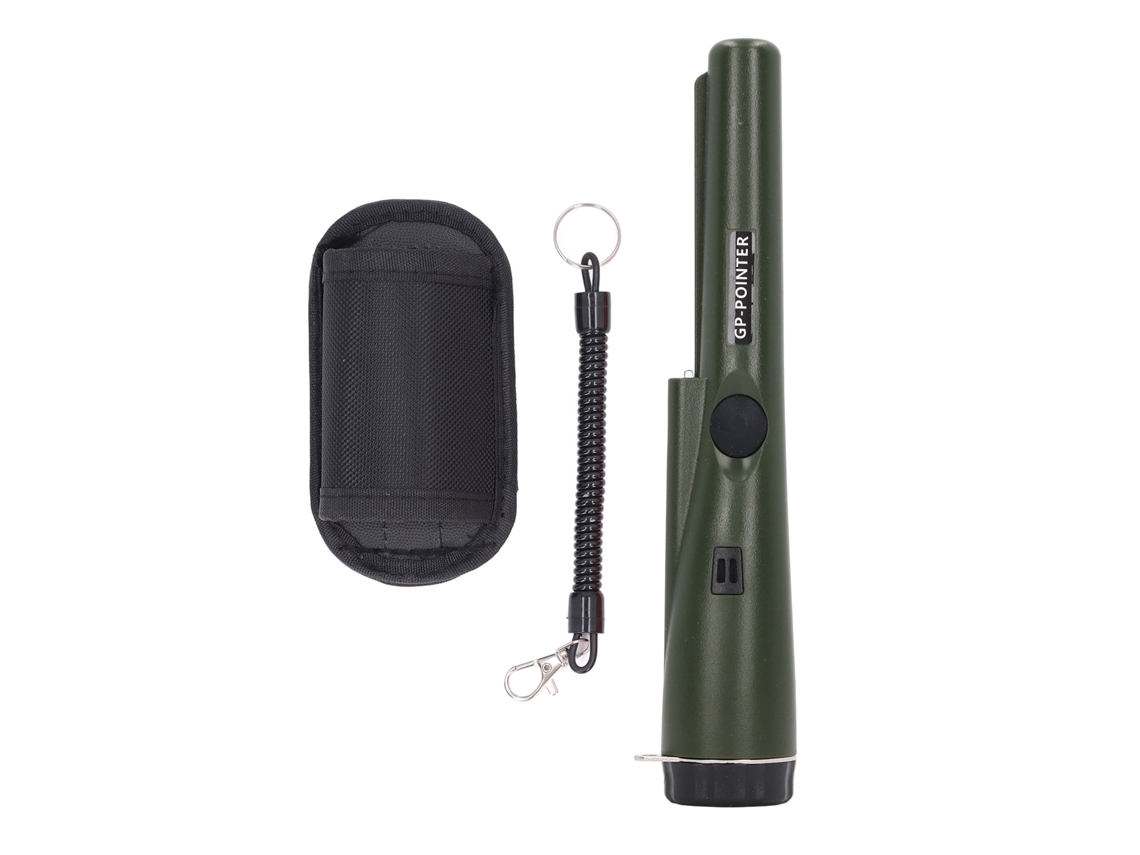 Detector de Metais Portátil Profissional para Caça ao Tesouro com Alta Sensibilidade para Crianças e Adultos Verde | S/MARCA