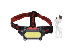 2026 lanterna Frontal Recargable Usb Ajustable Cob Con Luz Blanca Y Roja Multimodo para Camping, Caza, Exterior, Impermeable