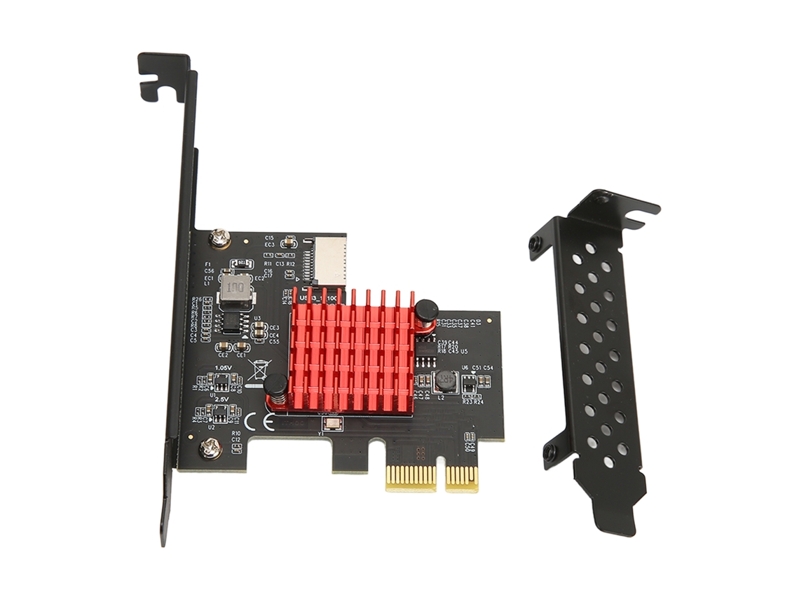 Placa de Expansão Usb3.2 Gen2 Front Type e 10gbps Asm3142 Pcie 3.0 2x para Win8/10