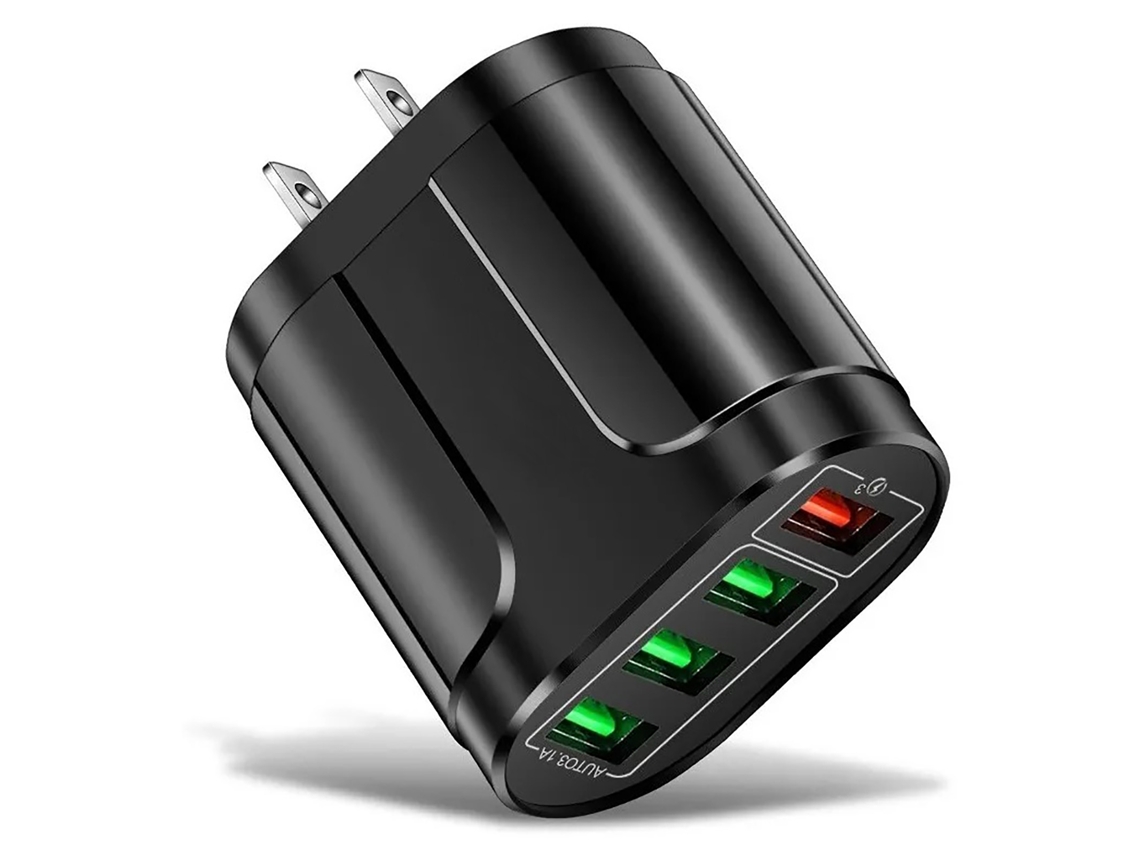 Adaptador Usb 4 Portas LAXISCREED Carregamento Rápido