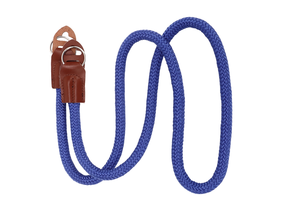 Correia Para Câmera De Pescoço E Ombro Portátil De Nylon E Couro Macio Para Câmera Slr Digital Azul