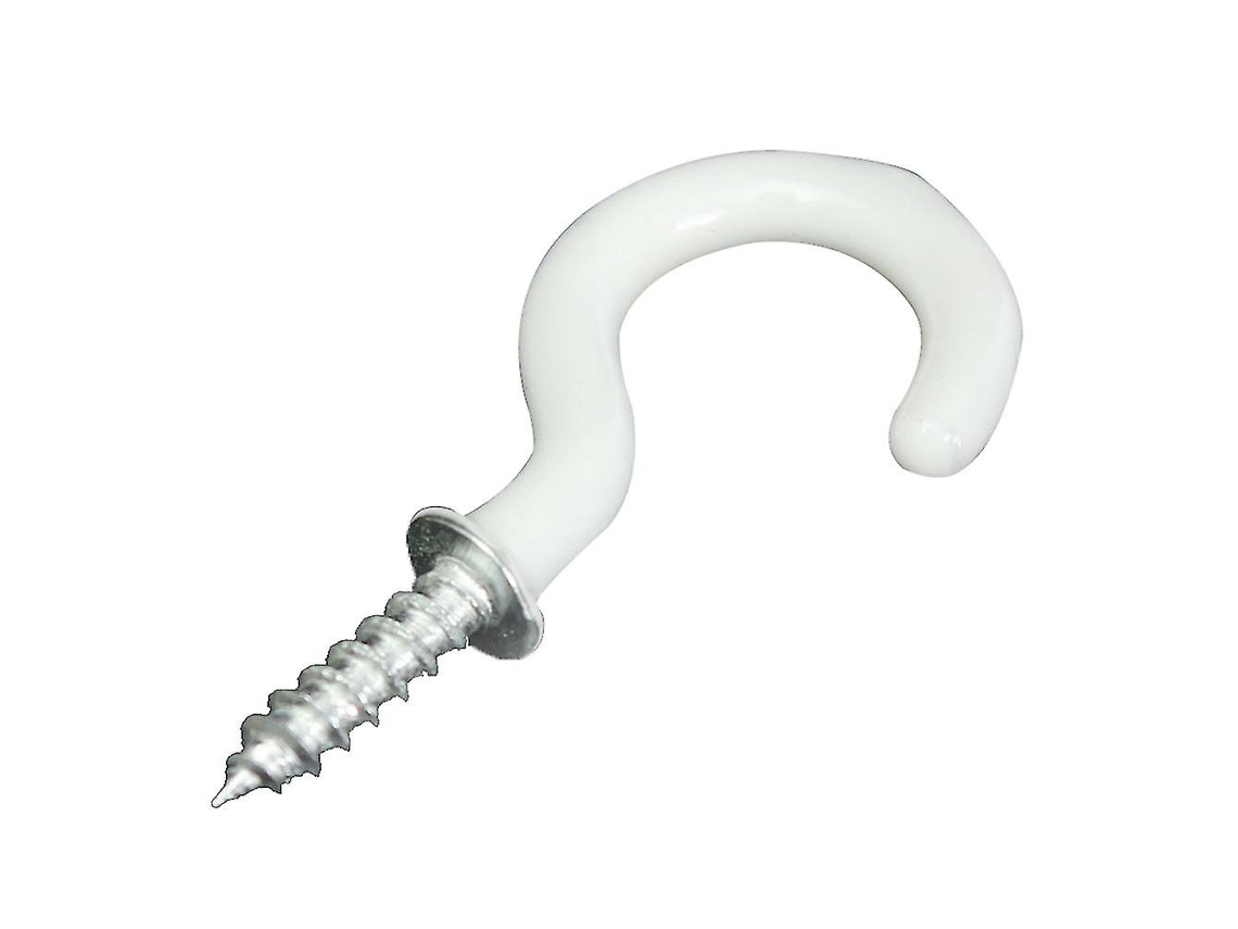 20 Ganchos de Rosca em Aço Inoxidável Revestidos de Pvc, Suporte para Plantas, Joias, Alimentos e Utensílios de Bar. AQUAFORGE