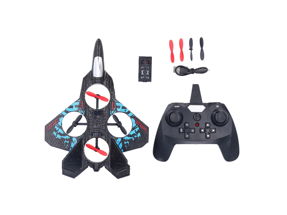 Mali kit de Planador a Controle Remoto Rc Glider Avião Drone F22 Asa Fixa Modelo Brinquedo Azul Epp Espuma