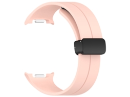 Pulseira Compatível Com Samsung Galaxy Watch9, Pulseira Desportiva Em Silicone Macio. Rosa Hexinyigjly