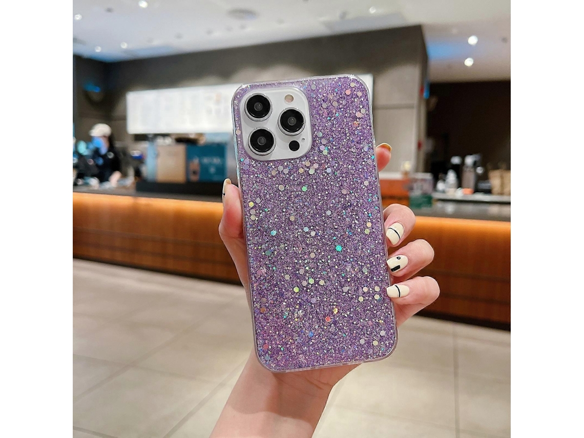 Lurelia Capa Iphone 12 Mini Tpu Brilho Roxo