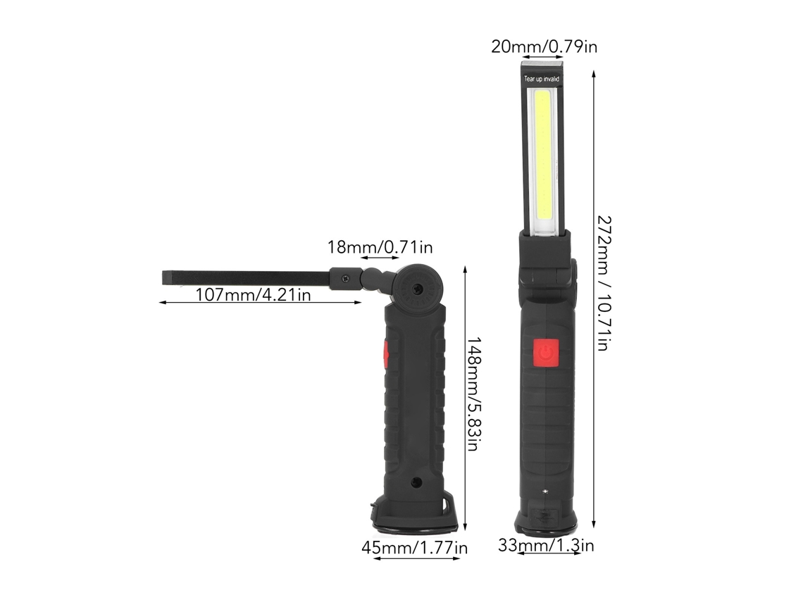 Lâmpada De Projeção Exterior Led Resistente À Água De Bateria De Lítio (rotação 360°, 1200/1500lm)