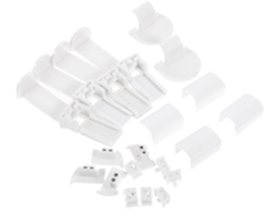 Kit Com 24 Peças De Suportes Para Varão De Cortina, Compatíveis Com Varões Inclináveis E Persianas.