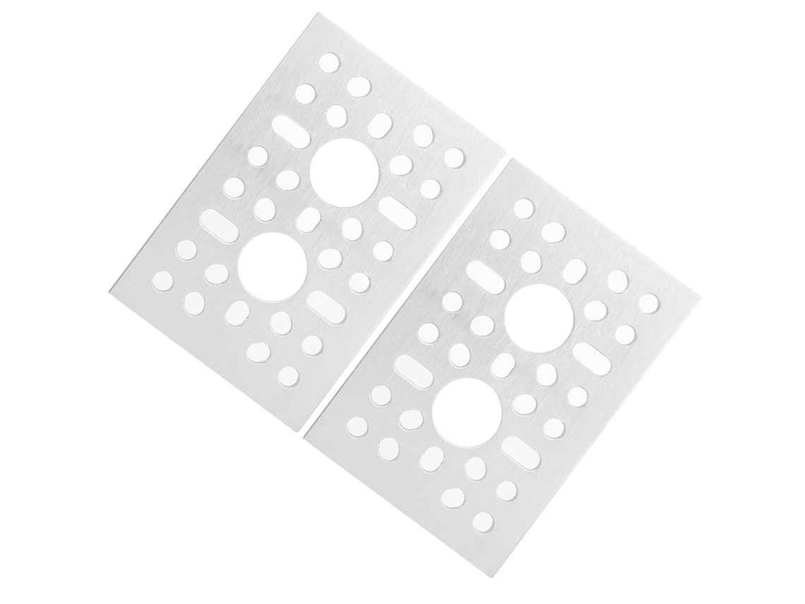 2 Piezas Placa De Rejilla De Aluminio Panel De Malla De Pared Para Componentes De Control Industrial 3123‑0048‑0072